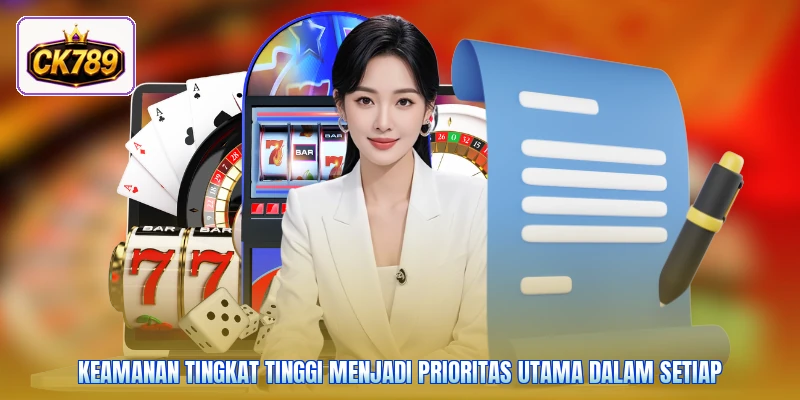 Keamanan tingkat tinggi menjadi prioritas utama dalam setiap