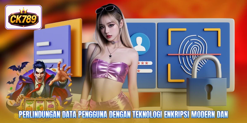 Perlindungan data pengguna dengan teknologi enkripsi modern dan